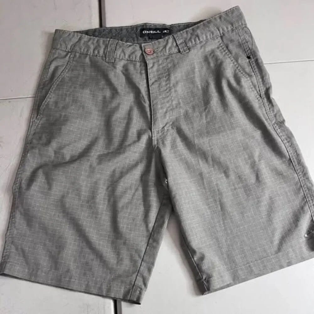 O'Neill Men's Size 31 Grey Plaid Shorts